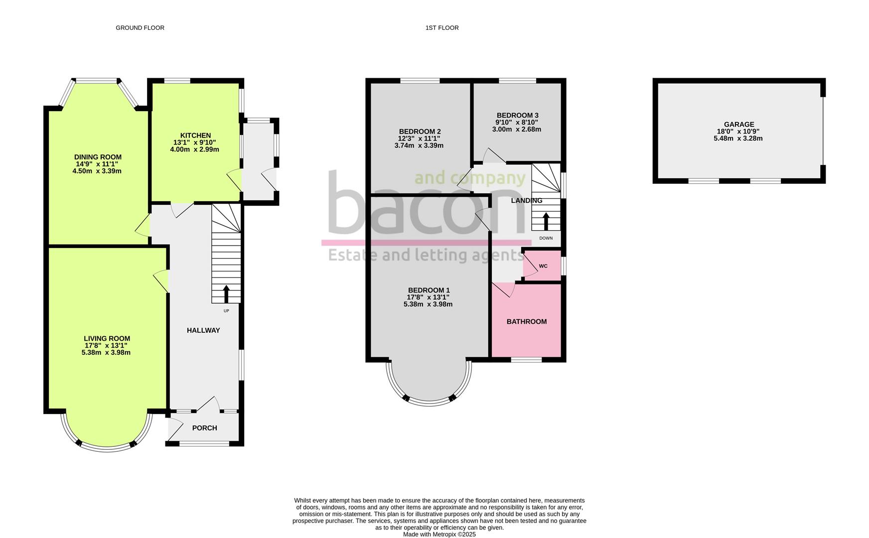 Floor Plan | House - Detached | Ladydell Road, Worthing | Sold - Subject to Contract